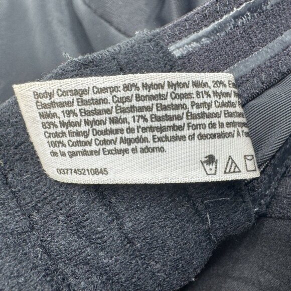 Flexees Womens Slimming Corset Body Shaper Dress 38C Black Built-in Underwear - Picture 2 of 6